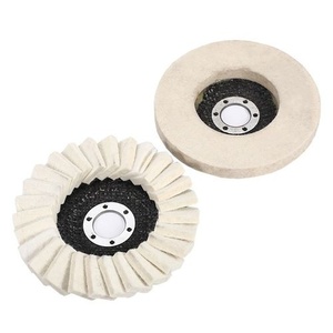 Lot de 5 roues de polissage en feutre de laine de 3, 4, 5, 6, 7 pouces pour le polissage de verre automobile - Product Image 2