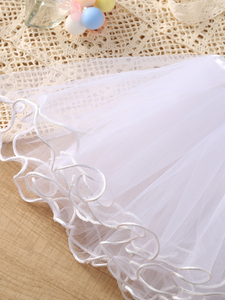 <span class=keywords><strong>Gonna</strong></span> in <span class=keywords><strong>Tulle</strong></span> per <span class=keywords><strong>Bambina</strong></span> con Orlo Arricciato e Mezza <span class=keywords><strong>Gonna</strong></span> - Product Image 4