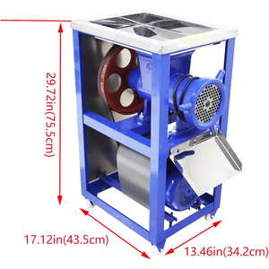 CHANG QING Nouveau Hachoir à <span class=keywords><strong>viande</strong></span> 42 à <span class=keywords><strong>broyeur</strong></span> de <span class=keywords><strong>os</strong></span>, Moteur électrique 220V, Hachoir automatique, Machine à hacher 200-230KG/H pour légumes <span class=keywords><strong>et</strong></span> volaille - Product Image 4