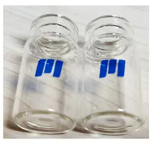 Özel tasarım holografik Steroid flakon etiket tek renkli baskı kendi marka 10 flakon cam şişe