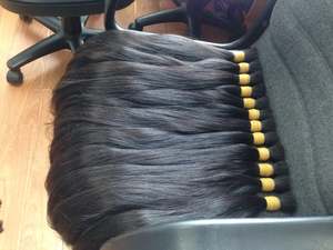 Cabello humano Natural de doble estiramiento, cutícula marrón alineada, virgen, sin químicos, vendedores de cabello humano de Vietnam - Product Image 6