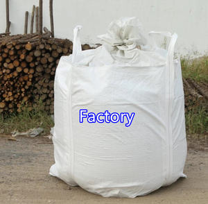 Grand sac FIBC d'occasion en vrac Conteneur en matériau PP respirant à fond plat à bas <span class=keywords><strong>prix</strong></span> pour poudre minérale Dolomite Gravel - Product Image 1