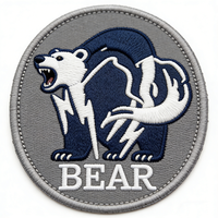 Écusson brodé personnalisé FOX, style animal, badge moral brodé pour vestes, sacs à dos et cosplay - Fini en stock