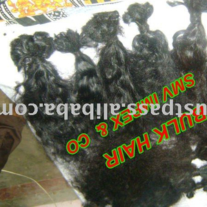 100% cheveux naturels en vrac non transformés. Un donateur vente chaude cheveux humains remy d'Inde. meilleure vente cheveux humains remy - Product Image 2