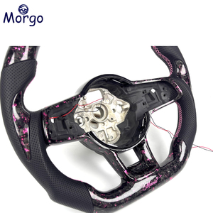 Volante Deportivo de Fibra de Carbono Forjado Personalizado con Pantalla LED Mejorada para el <span class=keywords><strong>Interior</strong></span> del Automóvil, para Volkswagen MK7 <span class=keywords><strong>Golf</strong></span> 7 <span class=keywords><strong>GTI</strong></span> MK6 - Product Image 5