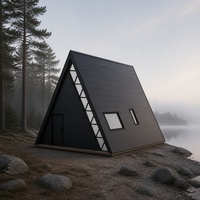 Cabane préfabriquée moderne S780 A-Frame pour opérateurs, idéale pour les programmes de loisirs, de logement et de fabrication commerciale en zone de villégiature Bay Hill