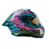 2025 TOOP Intégral DOT ECE Haute Qualité Sécurité Couvre-chef Équitation Moto Casque Usine Logo Personnalisé Casque Intégral pour Hommes