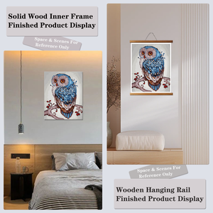 Kit de peinture à l'huile moderne à faire soi-même par numéros pour adultes, toile imperméable avec pinceaux 40x50cm - Product Image 6