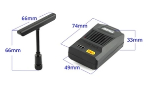 Módulo RadioMaster Nano 2.4GHZ ELRS con Antena en Forma de T, Módulo Conector TX/RX, Sistema de Radio de Largo Alcance para Drones de Carreras - Product Image 4
