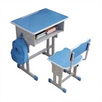 Bureau et chaise réglables pour un seul élève, pour l'école primaire