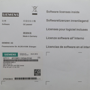 6FC5851-1XG44-5YA0 SINUMERIK 840D Logiciel CNC Neuf d'origine en stock Garantie d'un an - Product Image 5