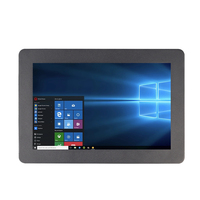 Monitor LCD Terpasang di Dinding 10,1 Inci Kios Industri Layar Sentuh Resistif Kapasitif Monitor dengan Port HD-MI VGA