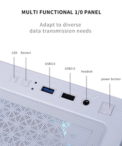 Vỏ <span class=keywords><strong>PC</strong></span> chơi game mô-đun sáng tạo, bán chạy, với hệ thống làm mát tối ưu và nội thất rộng rãi dành cho các cấu hình cao cấp tùy chỉnh SNOWMAN - Product Image 5