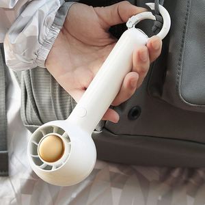 Ventilador eléctrico portátil silencioso de 2 velocidades recargable por USB, pequeño soporte de escritorio de mano, bolsillo deportivo, artículo promocional automotriz - Product Image 6
