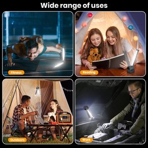 ไฟทำงานแบบ COB แม่เหล็ก ปรับความสว่างได้ 500 ลูเมนส์ ชาร์จผ่าน USB ได้ มาตรฐาน IP55 มุมลำแสง 180 องศา สำหรับใช้ในยิมและซ่อมรถยนต์ - Product Image 3