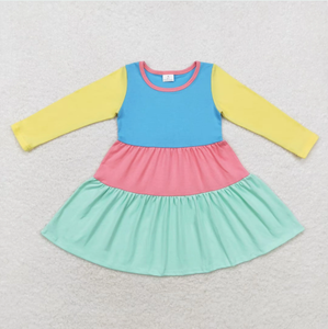 Conjunto de Ropa de Patchwork para Hermanos, Niños y Niñas, Vestidos hasta la Rodilla - Product Image 2