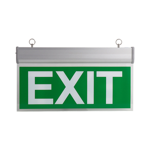 Customizable 3W Rechargeable Hanging Aluminum and Acrylic LED <strong>Emergency</strong> <strong>Exit</strong> Sign Building <strong>Emergency</strong> Light - Product Image 4