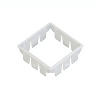Manchon de raccordement carré en plastique noir 45x45 50x50 pour cadre de bureau scolaire moderne, réglable et durable, connecteur pour position debout