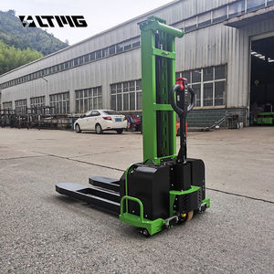 LTMG 300kg 500kg 700kg 1000kg 1 ton Lithium Batterij Zelfladende Draagbare Heftruck Elektrische Zelfladende Stapelwagen Te Koop - Product Image 5