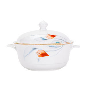 Ensemble de bols et baguettes en <span class=keywords><strong>céramique</strong></span> de style chinois, boîte cadeau avec motif végétal, vaisselle compatible micro-ondes - Product Image 5
