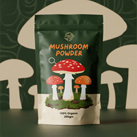 Sachet Doypack Personnalisé Imprimé en Couleur avec Fermeture Zip Refermable pour Emballage Alimentaire – Idéal pour Fournisseur de Poudre de Champignons