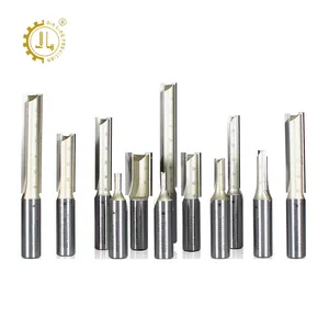 CNC CNC Router Bit TCT karbür freze kesicisi aracı CNC düz iki flüt freze kesici Bit Straight düz Bit