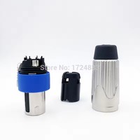 Connecteur d'alimentation de scène LED en métal, prise audio 4 broches, connecteurs de puissance professionnels mâles et femelles pour haut-parleurs, type Carlon ohmique