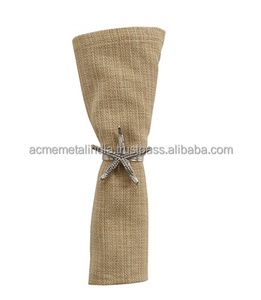 Rond de serviette de qualité supérieure en métal noir avec un design unique, parfait pour le porte-serviettes élégant et les paramètres de table de luxe - Product Image 5