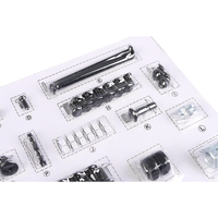 Fournisseur d'usine Kit de vis fendues personnalisées en fer Assortiment de vis de quincaillerie Ensembles Boîte pour poêle à barbecue assemblé