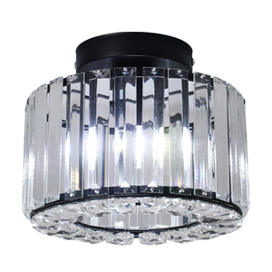 Simple Crystal Entryway Ceiling Lamp Modern Flush Mount <b>Light</b> for Hallway <b>Corridor</b> Porch Indoor Home Decor Lighting - Product Image 1