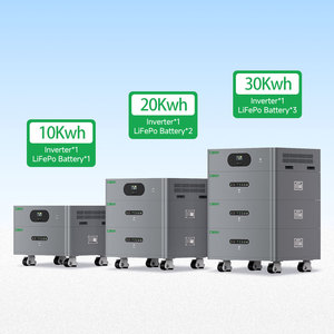Batterie de stockage d'énergie solaire domestique LiFePO4 empilable 100Ah 51.2V, station d'alimentation portable, système d'alimentation de secours pour maison mobile - Product Image 3