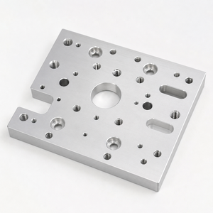 Fabricante de Placas Base de Aluminio con Perforaciones CNC, Hechas a Medida Según Dibujo OEM, para Equipos Industriales y de Automatización - Product Image 4