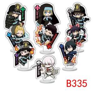H6CM 9pcs = 1set Mini Anime Japonais Merch Acrylique Standee Genshin Impact Prêt à Expédier Mini Acrylique Stande Figure - Product Image 6
