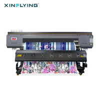 Imprimante par sublimation 1,9 m grand format, imprimante à transfert thermique, quatre têtes I3200, 4 couleurs CMYK, imprimantes à jet d'encre pour la sublimation