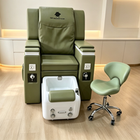 Fauteuil de pédicure spa Whirlpool électrique inclinable pour manucure et massage des pieds, avec bassin de bain de pieds et robinet, pour salon, vente en gros, OEM