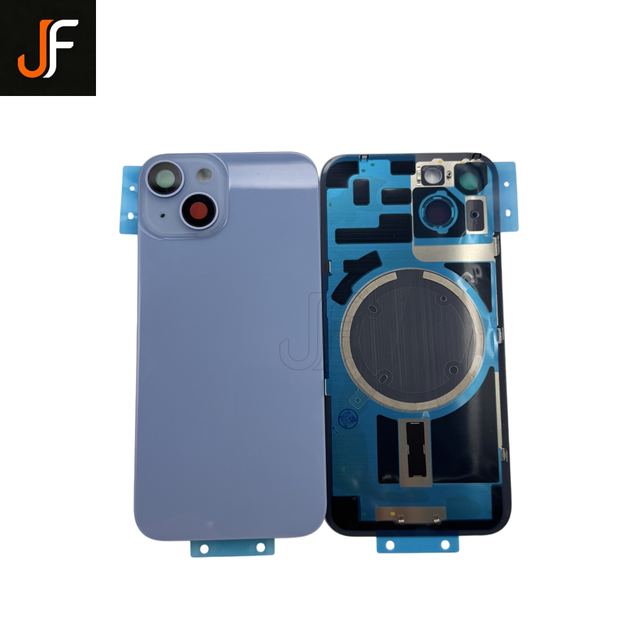 Wholesale JF for 14/14 Plus Back Cover Glass Replacement with Bar Design