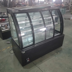 Equipo de panadería de pastelería <span class=keywords><strong>Vertical</strong></span> de temperatura única comercial enfriador de pasteles mostrador escaparate nevera para exhibir pasteles - Product Image 2