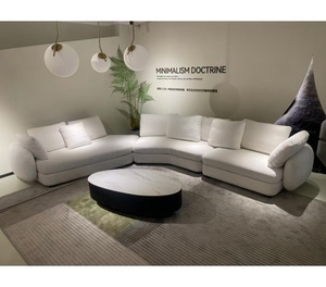 White Salas l Shaped <b>Sofas</b> <b>for</b> Home Luxury Sectional Modular Live Room Itailan Fabric <b>Sofa</b> Set Furniture Couch Living Room <b>Sofas</b> - Product Image 1