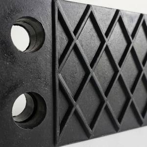 Plataforma de Goma Marina para Piloto y Escalera de Embarque, Placa Antideslizante Duradera para Escalera de Cuerda 525x115x45mm/63mm, Capacidad de Carga de 8.8KN - Product Image 3