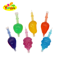 Bonbons liquides en forme de fruits à presser de qualité supérieure, méga mélange de saveurs assorties, sachet, cadeau pour enfants