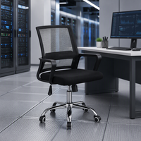 Chaise de bureau ergonomique pivotante en maille, directement de l'usine, avec revêtement personnalisé pour les achats en gros par les distributeurs