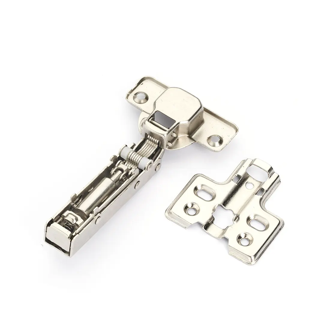 Onlee High Quality concealed clip on insert soft closing hydraulic Kitchen Cabinet Stainless Steel door hinge