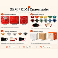 Ensemble de Casseroles en Fonte Émaillée Multicolore de 11 Pièces pour Vente en Gros, Batterie de Cuisine à Induction avec Faitout