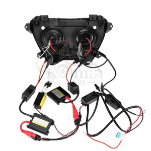 Phares LED Angel Eye pour motos <span class=keywords><strong>Kawasaki</strong></span> Z250 Z800 2013-2017 Assemblages avant étanches - Product Image 2
