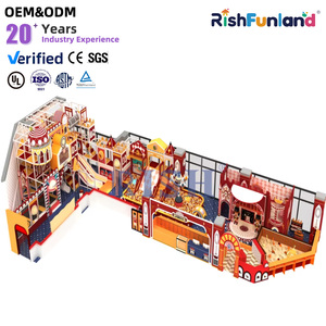 Área de Juegos Comercial Grande Personalizada, <span class=keywords><strong>Parque</strong></span> de Diversiones <span class=keywords><strong>Infantil</strong></span>, Solución Llave en Mano, Equipo de Juegos Interior con Tobogán y Piscina de Pelotas - Product Image 1