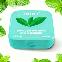 Grosir permen kualitas buah Lemon rasa Mint permen bebas gula Mint
