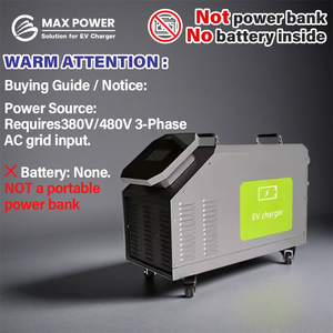 Entrée d'alimentation CA triphasée 480V 7kW 20kW 30kW 40kW GBT CCS2 Station de <span class=keywords><strong>recharge</strong></span> portable pour véhicules <span class=keywords><strong>électrique</strong></span>s Chargeur rapide mobile pour VE - Product Image 6
