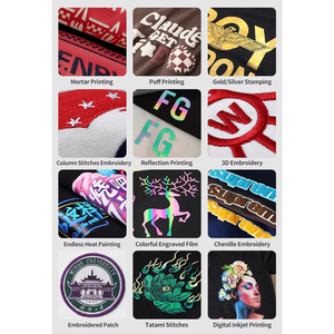 เสื้อฮู้ดบาลาคลาวาสีดำสำหรับผู้ชาย แบบมีซิป ปักลายเรียบๆ สไตล์สตรีทแวร์สั่งทำได้ - Product Image 5