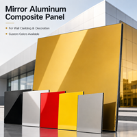 3mm Aynalı ACM Levha 1220x2440mm UV Baskı ve Reklam Tabelası için