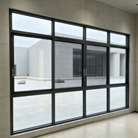Deioux Langlebiges Aluminium-Schiebefenster mit Verdecktem Entwässerungssystem für Häuser Direkt ab Werk zum Großhandelspreis
